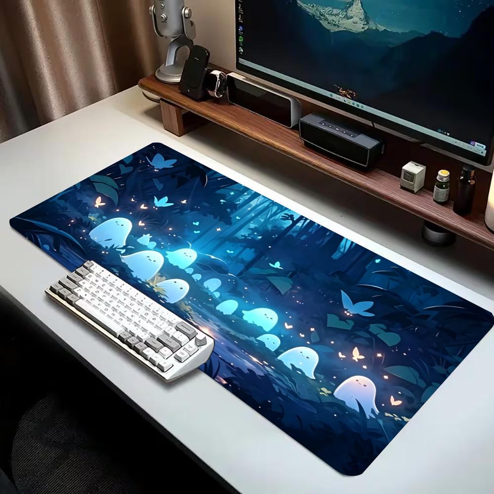 Anti-Ghosting Keyboard - Cute Ghost Dark Forest Print Gaming