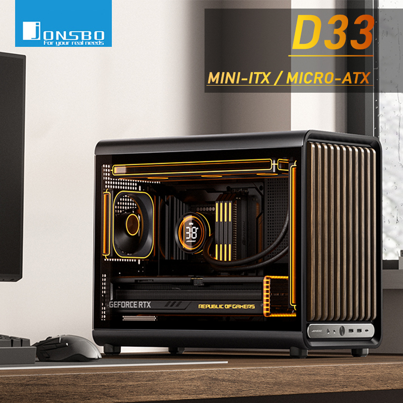 Pc Gaming Center - Jonsbo D33 MATX Chassis Mini-ITX Desktop