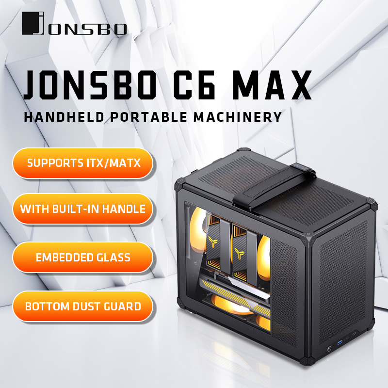 Pc Gaming Center - JONSBO C6 MAX Mesh Handle MATX