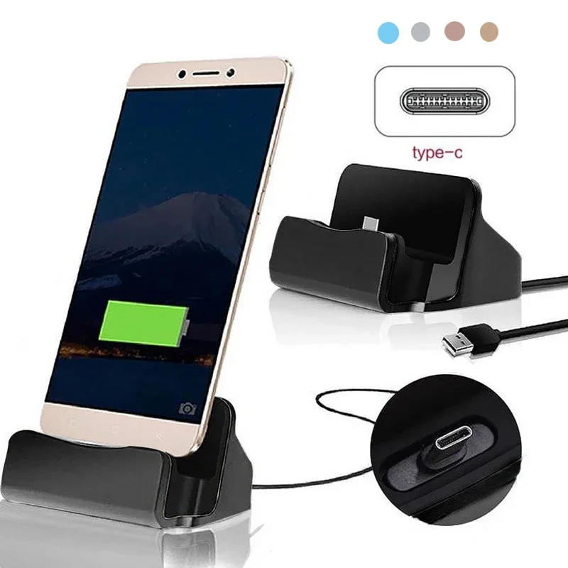 Desk Cable Organizer - Type C USB Dock Charger Phone