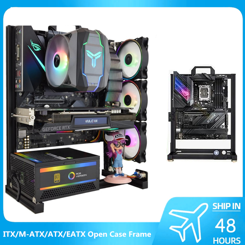 MOD ATX Open PC Case Frame For - Pc Gaming Center review and price