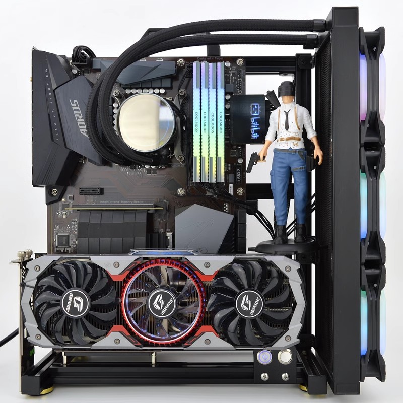 MOD ATX Open PC Case Frame For - Pc Gaming Center review and price