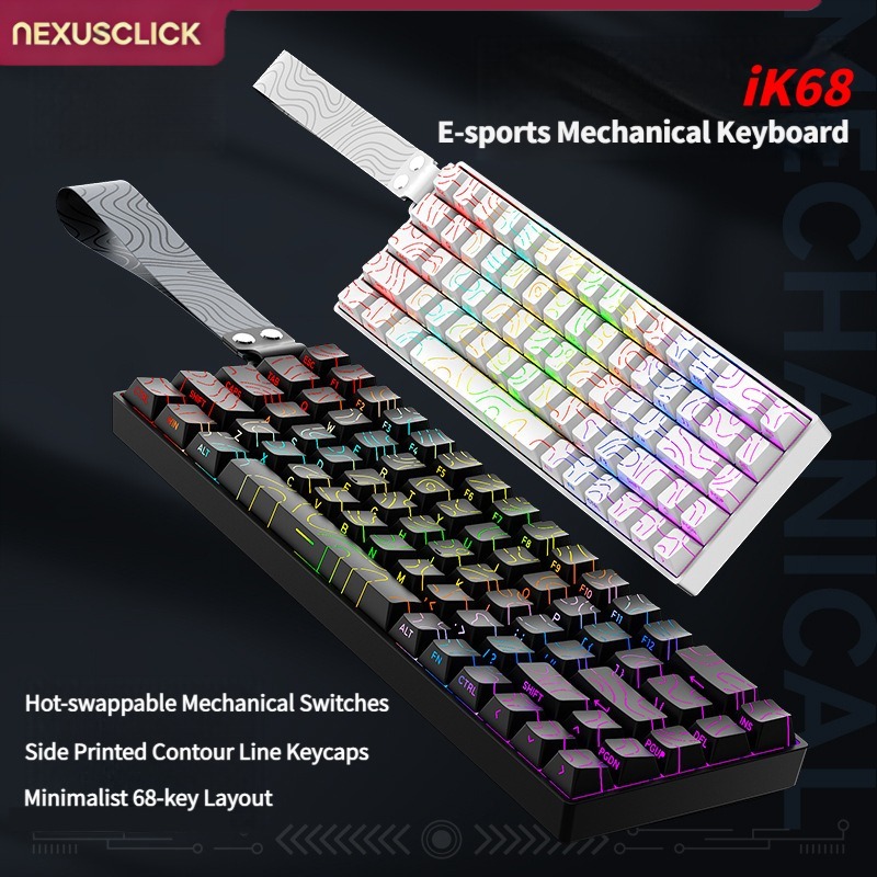 NexusClick iK68 Mini Mechanica - Anti-Ghosting Keyboard review and price