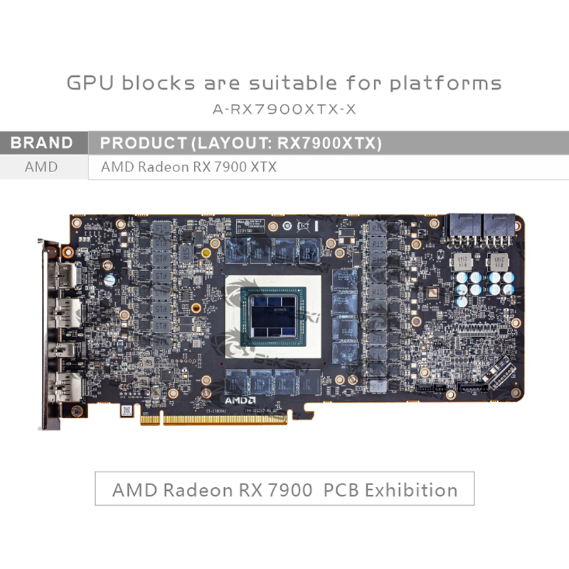Bykski A-RX7900XTX-X Water Blo - Amd Vga Rx 7900 Xtx review and price
