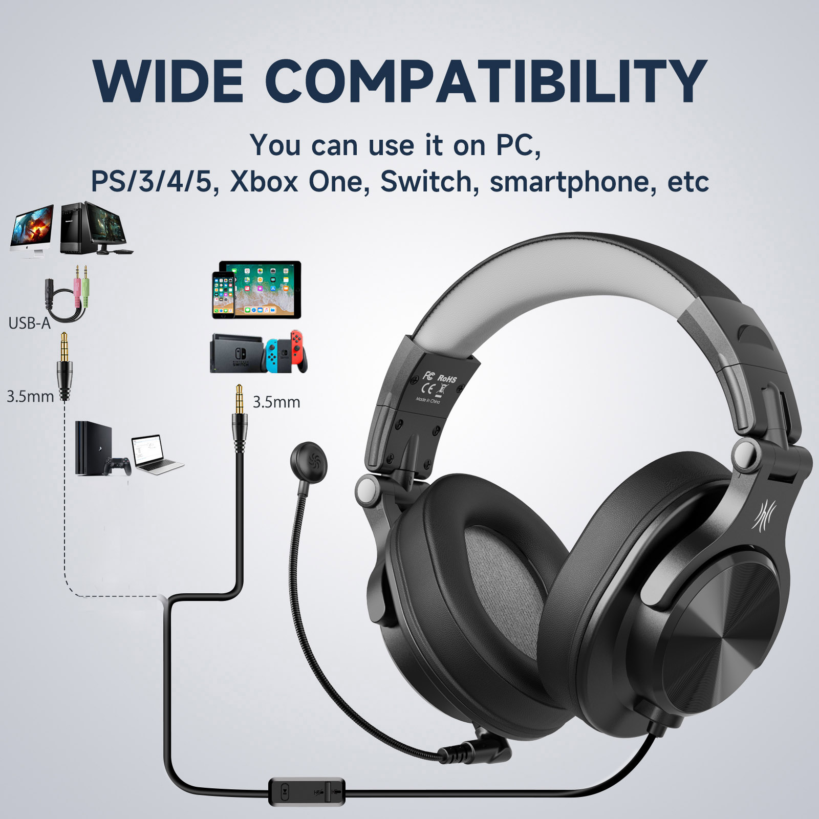 Oneodio A71D Computer Gaming H - Pc Gaming Center review and price
