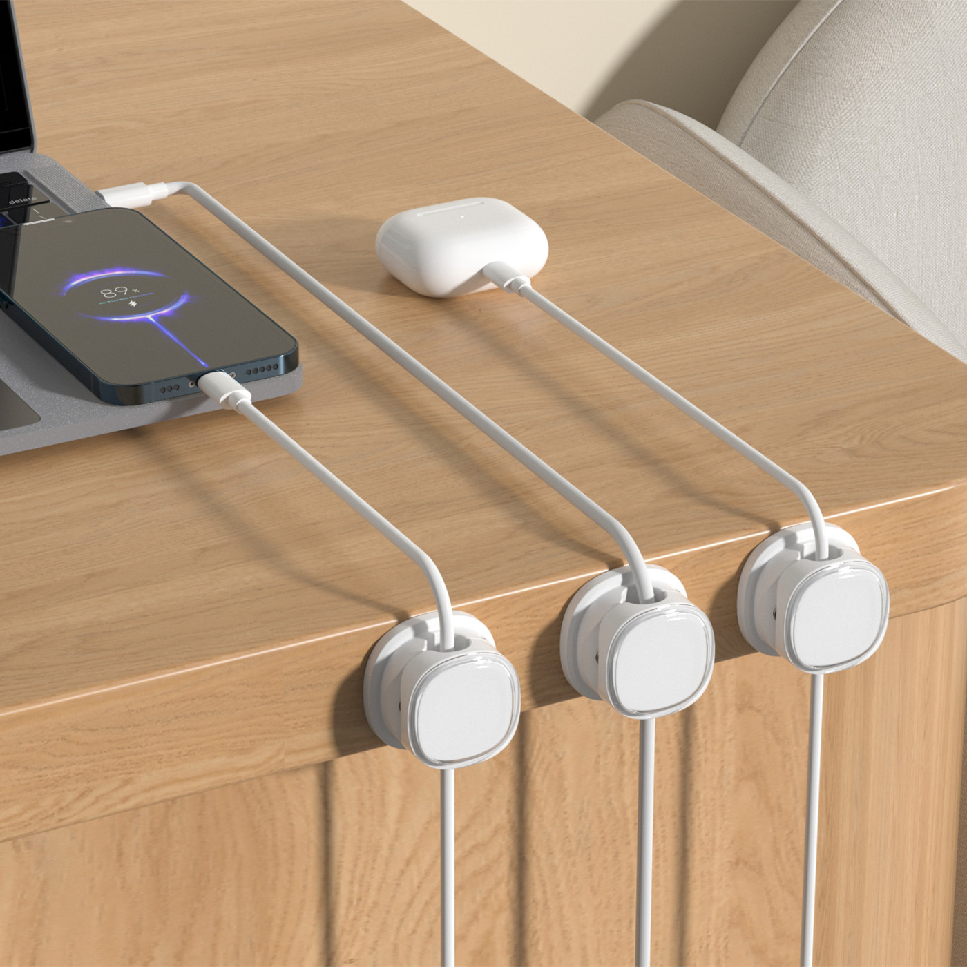 3/6/8/12PCS Magnetic Cable Cli - Desk Cable Organizer review and price