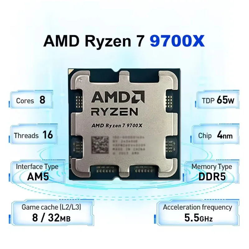 Amd Ryzen 7 9700X Cpu Processo - Amd Cpu Ryzen 7 review and price