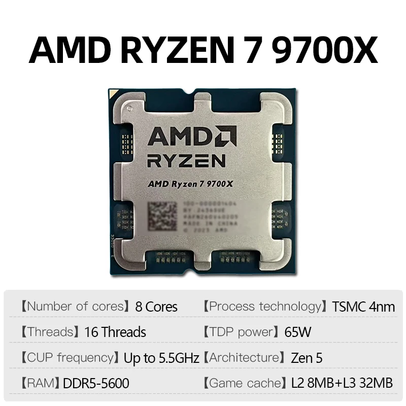 Amd Ryzen 7 9700X Cpu Processo - Amd Cpu Ryzen 7 review and price