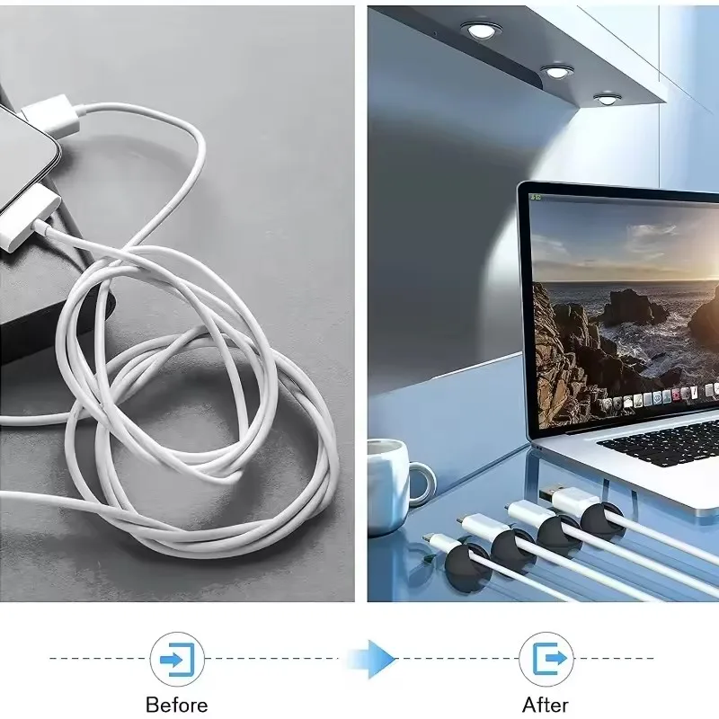 5/50Pcs Cable Clip Winder Orga - Desk Cable Organizer review and price