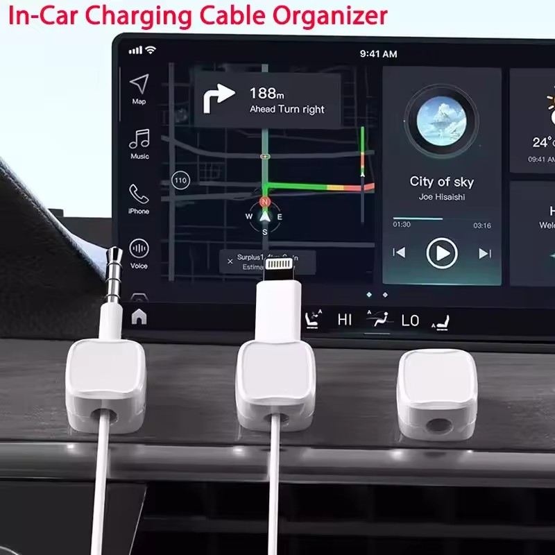 Magnetic Cable Clip Winder Hol - Desk Cable Organizer review and price