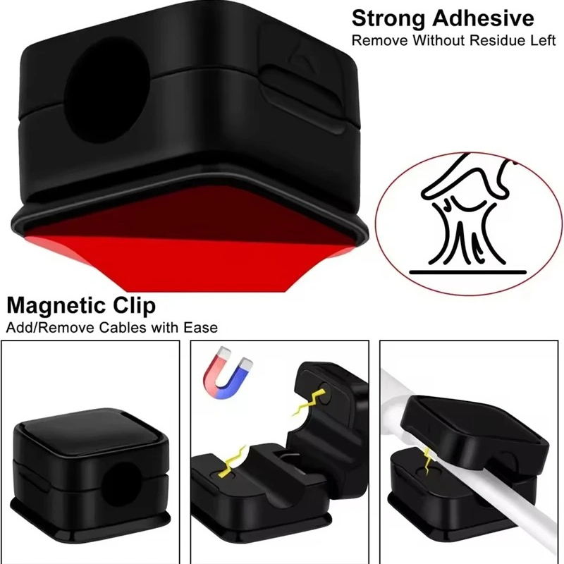 Magnetic Cable Clip Winder Hol - Desk Cable Organizer review and price