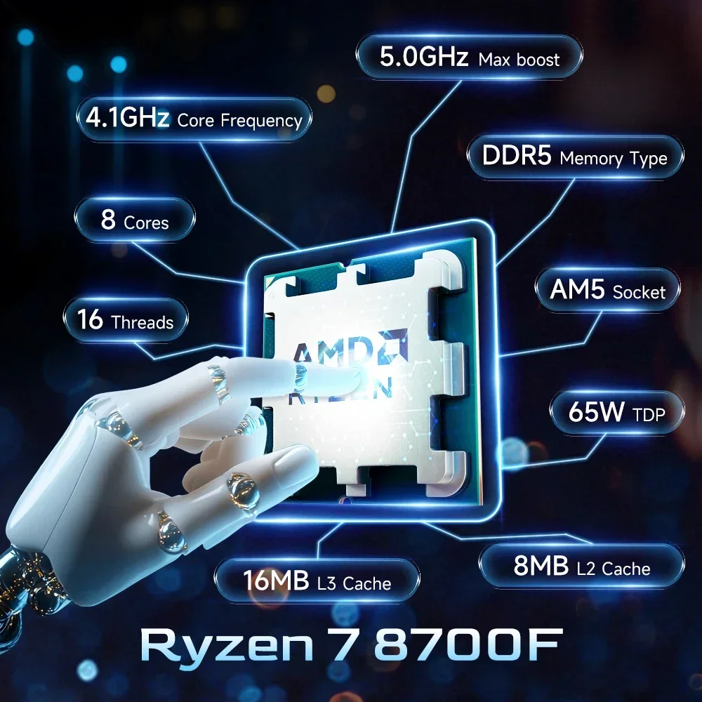 AMD R7 8700F Ryzen 7 8700F CPU - Amd Cpu Ryzen 7 review and price