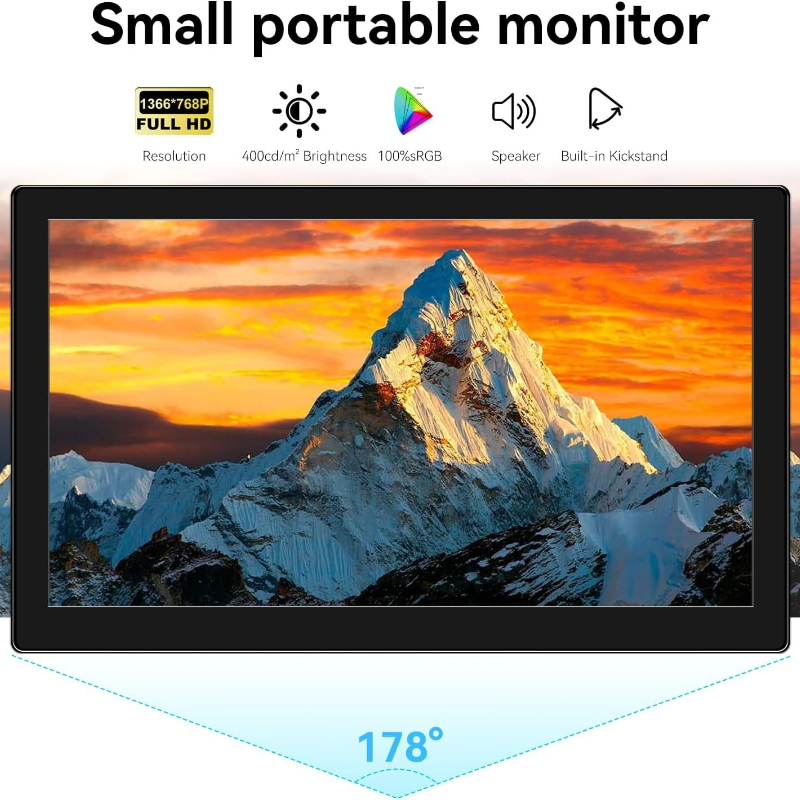 Small Touchscreen Monitor 10.1 - Pc Gaming Optimization review and price