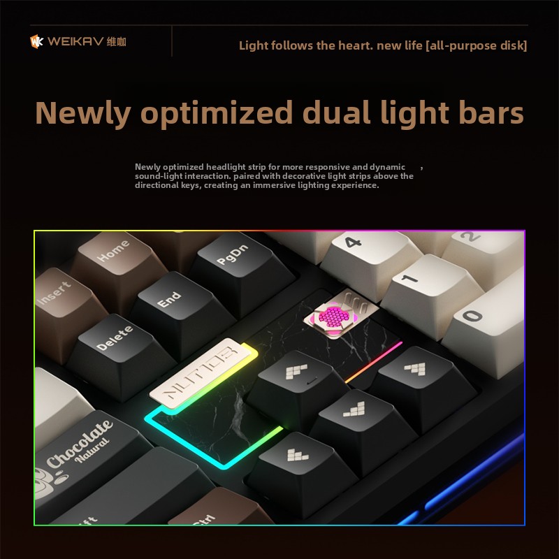 WEIKAV NUT108 Mechanical Keybo - Gaming Pc Equipment review and price