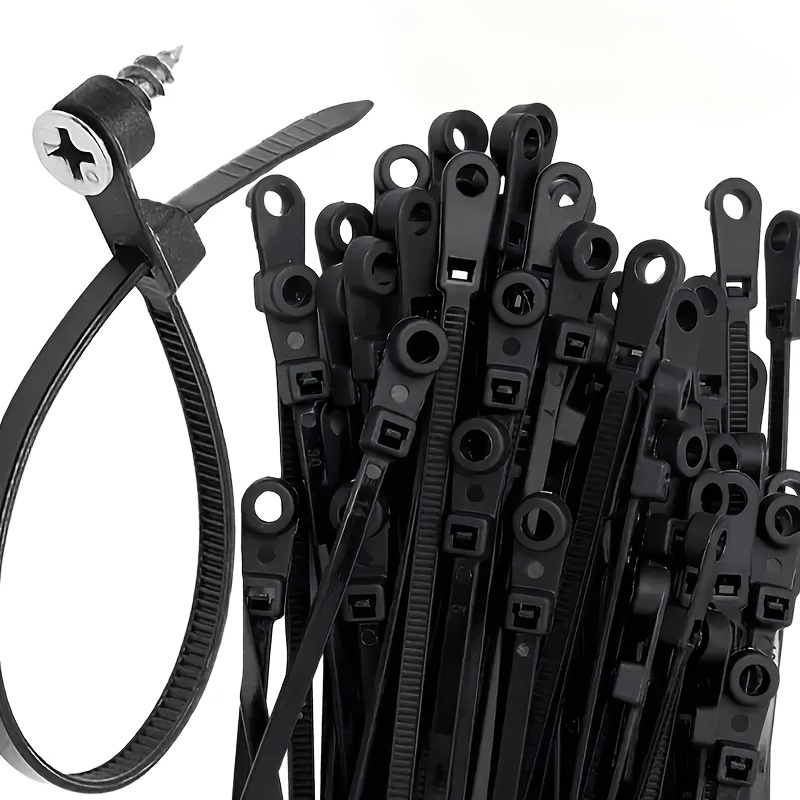 100-1000PCS Reusable Fixed Nyl - Desk Cable Organizer review and price