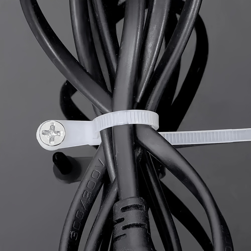 100-1000PCS Reusable Fixed Nyl - Desk Cable Organizer review and price