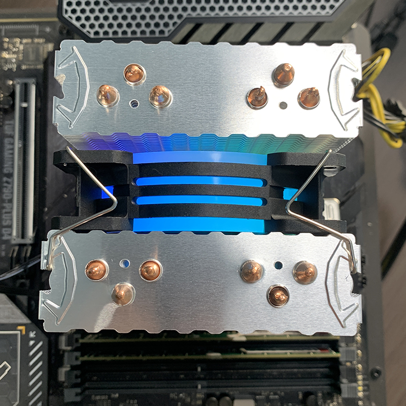90MM ARGB CPU Cooler Fan RGB L - Pc Gaming Center review and price