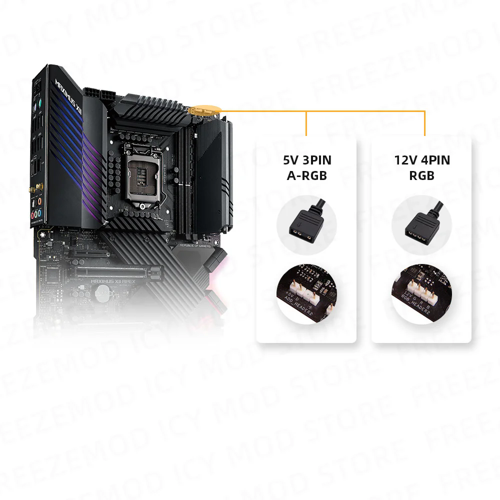 ICY MOD Mirror RGB Lighting Pa - Pc Gaming Center review and price