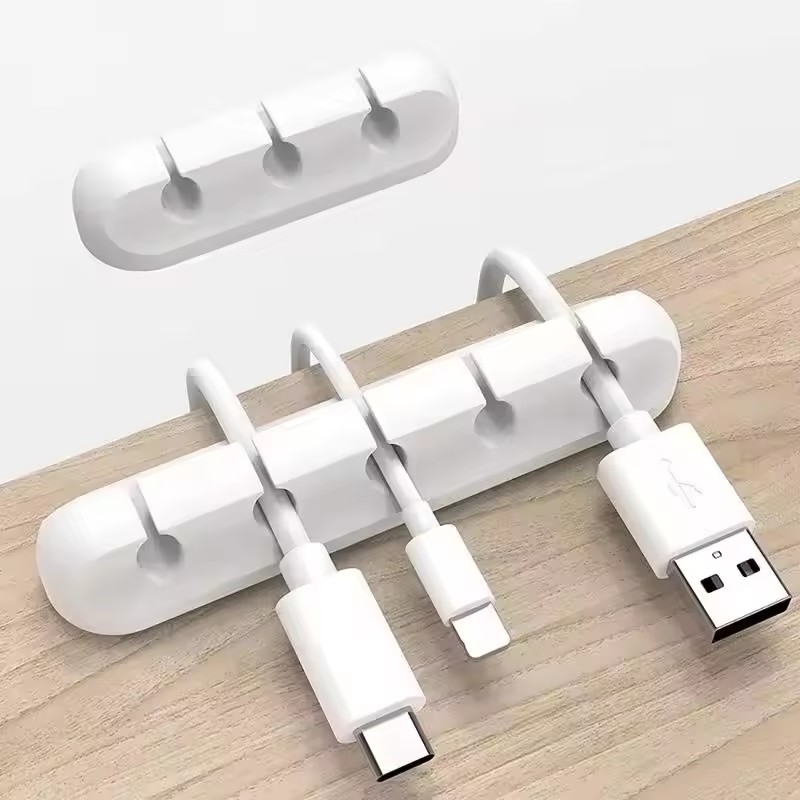 Silicone USB Cable Clip Winder - Desk Cable Organizer review and price