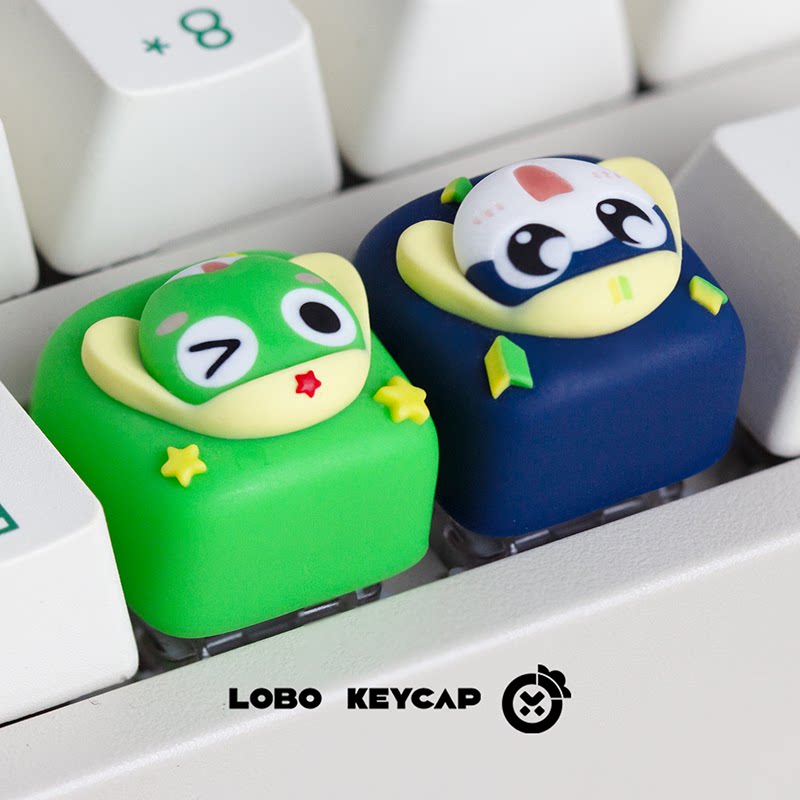Keroro Themed Anime Keycaps Me - Gaming Pc Equipment review and price