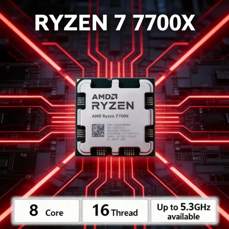 AMD Ryzen 7 7700X R7 7700X 8 C - Amd Cpu Ryzen 7 review and price