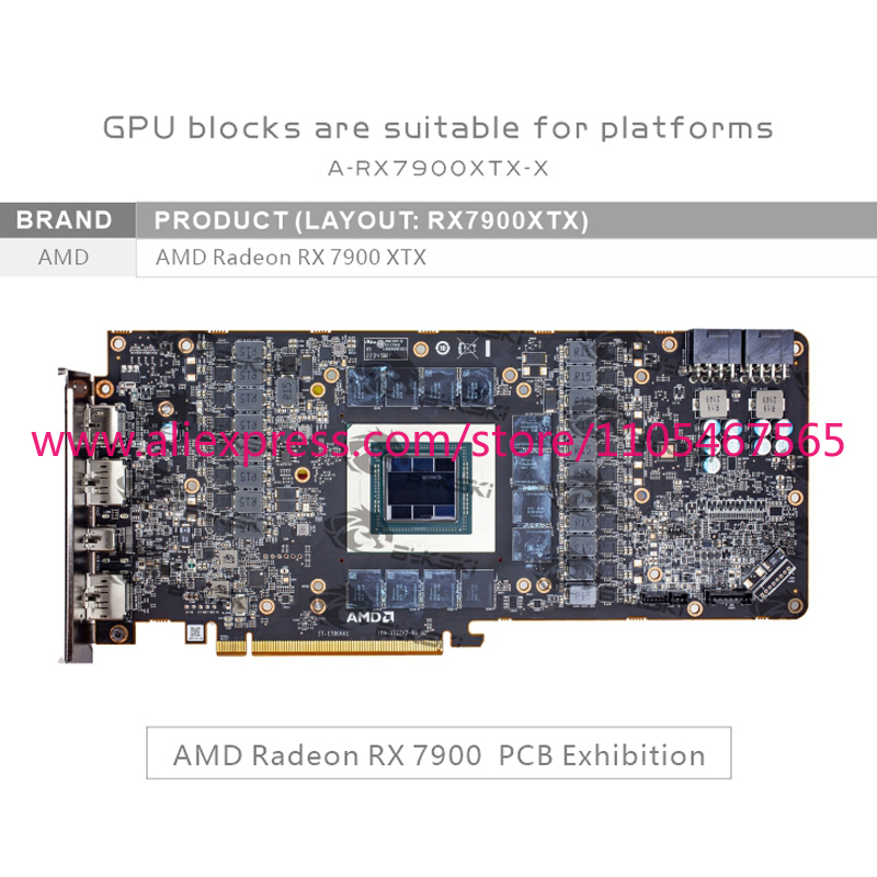 1PCS  A-RX7900XTX-X Water Bloc - Amd Vga Rx 7900 Xtx review and price