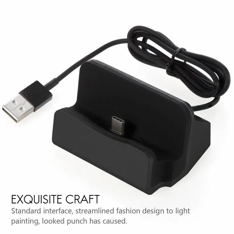 Type C USB Dock Charger Phone  - Desk Cable Organizer review and price