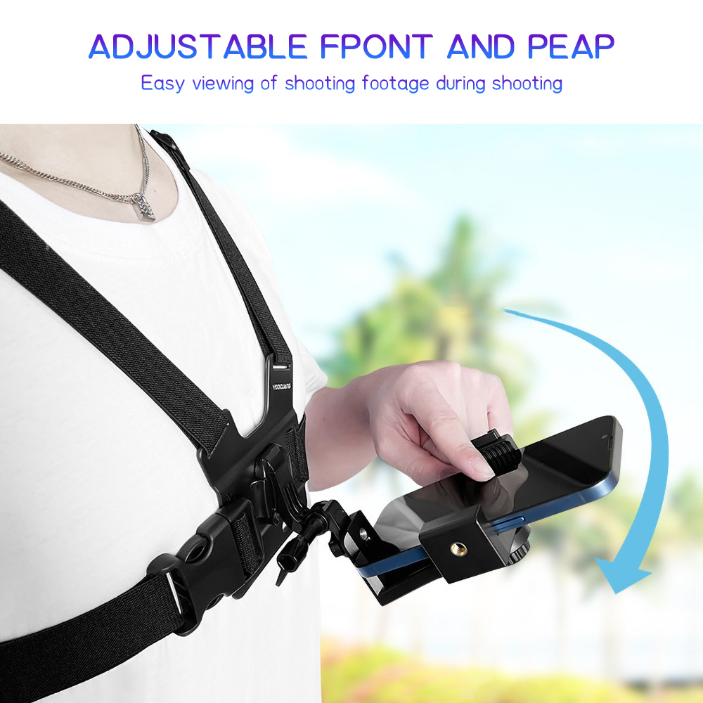 Chest Mount Phone Strap Holder - Desk Cable Organizer review and price
