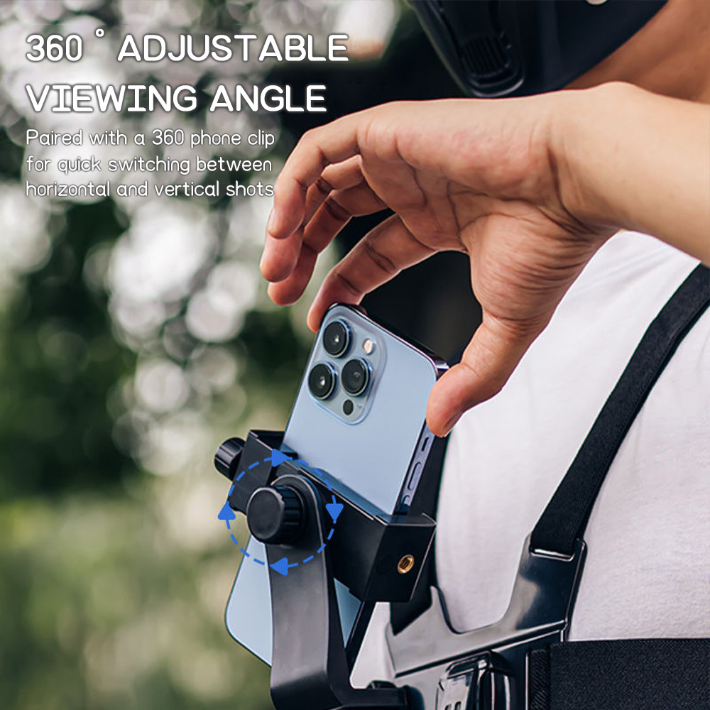 Chest Mount Phone Strap Holder - Desk Cable Organizer review and price